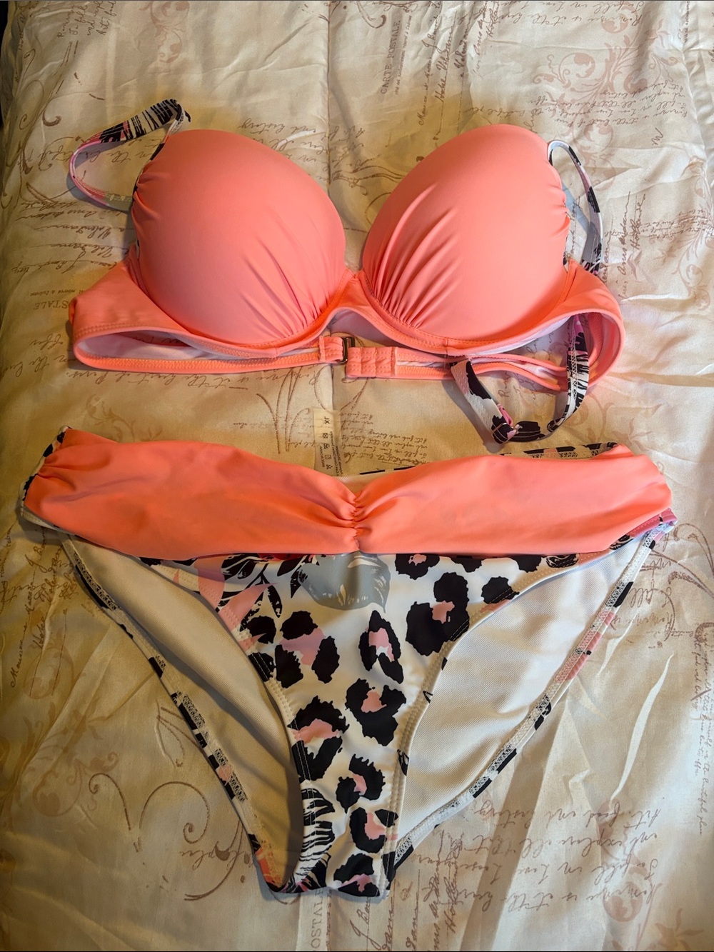 Target Women’s Coral Pink Push-Up Bikini Top